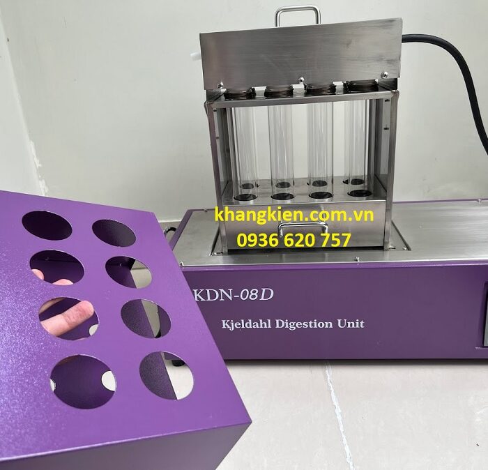 Bộ phá mẫu máy cất đạm Kjeldahl KDN08D phân phối bởi Khang Kiên