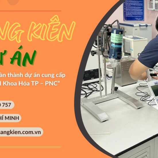Khang Kiên hoàn thành dự án cung cấp thiết bị NCKH Khoa Hóa TP – PNC