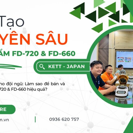 Bí quyết chốt đơn thành công Đào tạo chuyên sâu cân sấy ẩm Kett FD-720 và FD-660